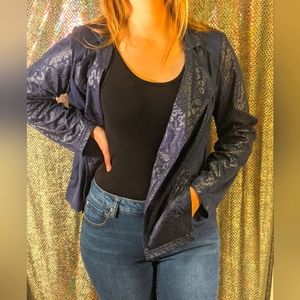 Vintage Chico's faux suede jacket. Size 1.